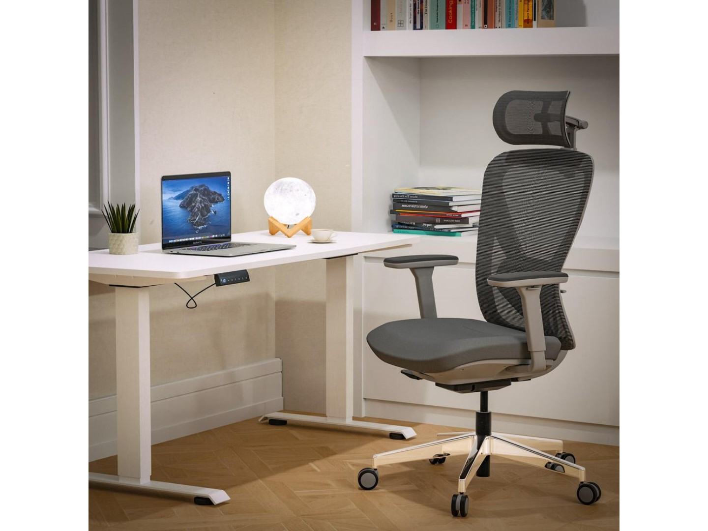 Крісло офісне Mealux Q1 Air Fabric Grey (HF Q-1 F/G) — фото 18